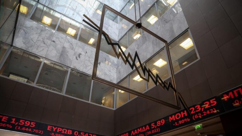 Αρνητικά πρόσημα στο χρηματιστηριακό ταμπλό