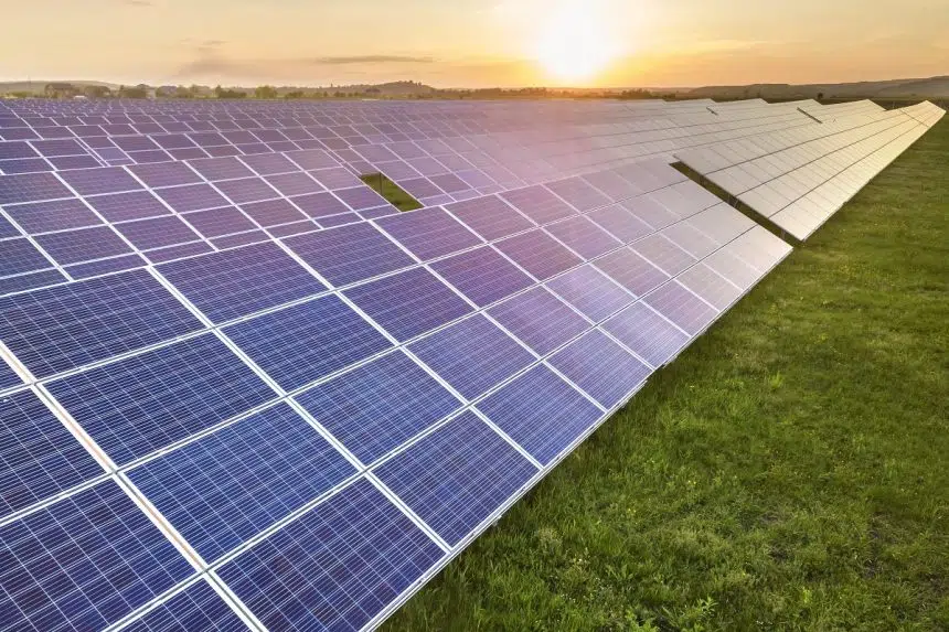 solar panels system producing renewable clean energy