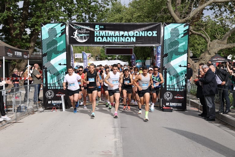 5 half marathon ioannina ekkinisi