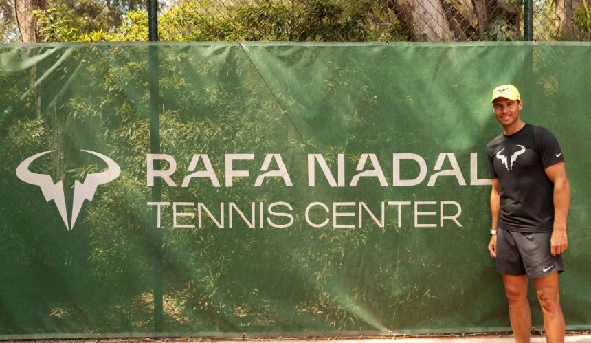 Ο Rafa Nadal στο RNTC Sani Resort 1
