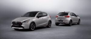 2023 mazda2 center line air stream blue still 4