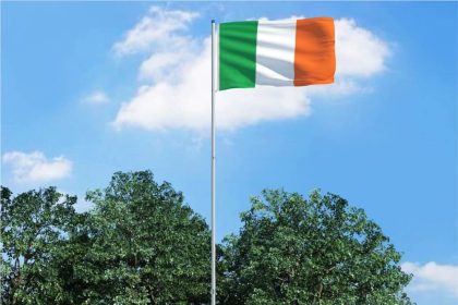 Ireland Flag and Pole Aluminium 6 m 440829 0
