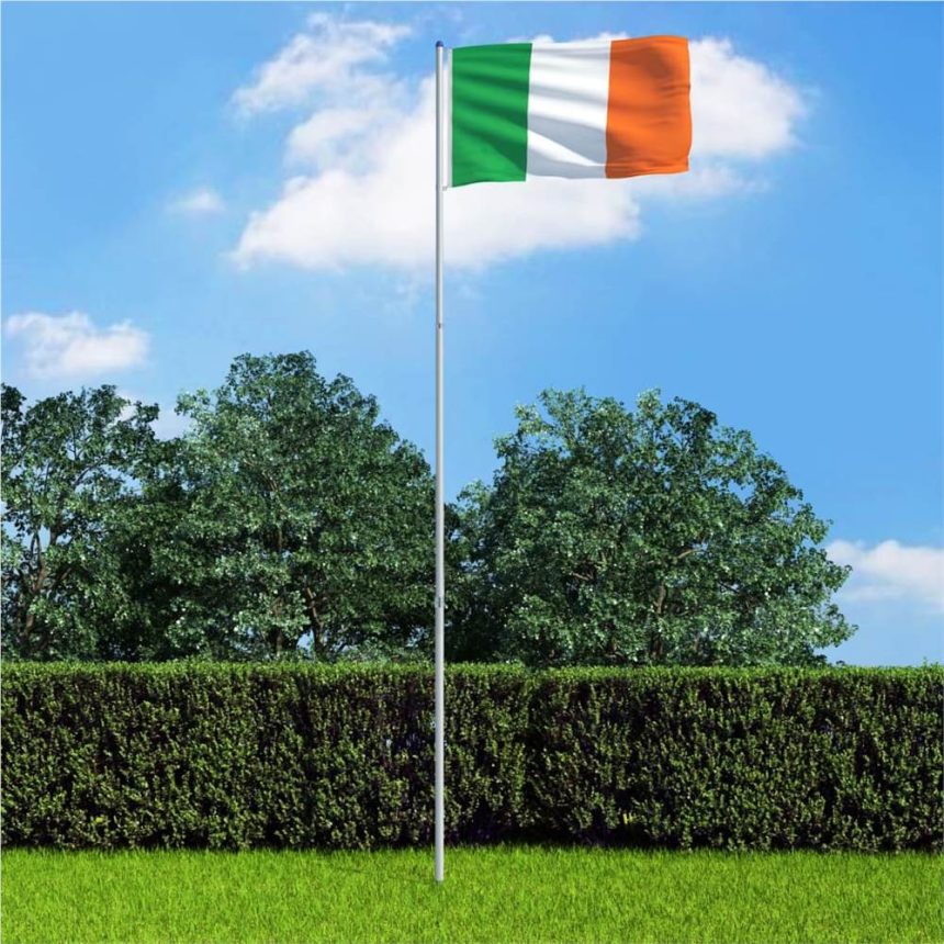 Ireland Flag and Pole Aluminium 6 m 440829 0