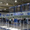 Athens International Airport check in desks 1