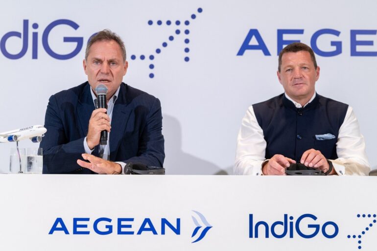 IndiGo και AEGEAN ενώνουν δυνάμεις με συμφωνία πτήσεων κοινού κωδικού