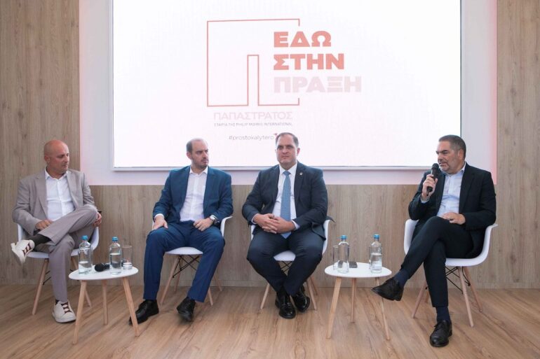 Παπαστράτος στη ΔΕΘ: Συζήτηση για το παράνομο εμπόριο καπνικών προϊόντων – Επιπτώσεις και Προκλήσεις