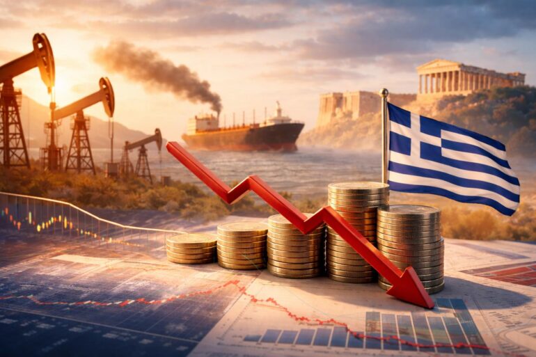 ΤτΕ: Αυξάνονται οι κίνδυνοι για την ελληνική οικονομία – Πιέσεις από τον πόλεμο στο Ιράν και την ενέργεια