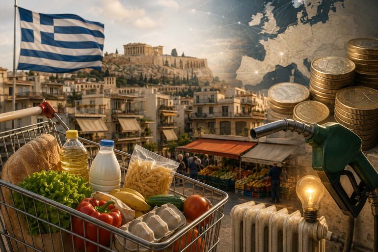 «Καυτός» πληθωρισμός: «Ακριβότερος» ο λογαριασμός της κρίσης για την Ελλάδα