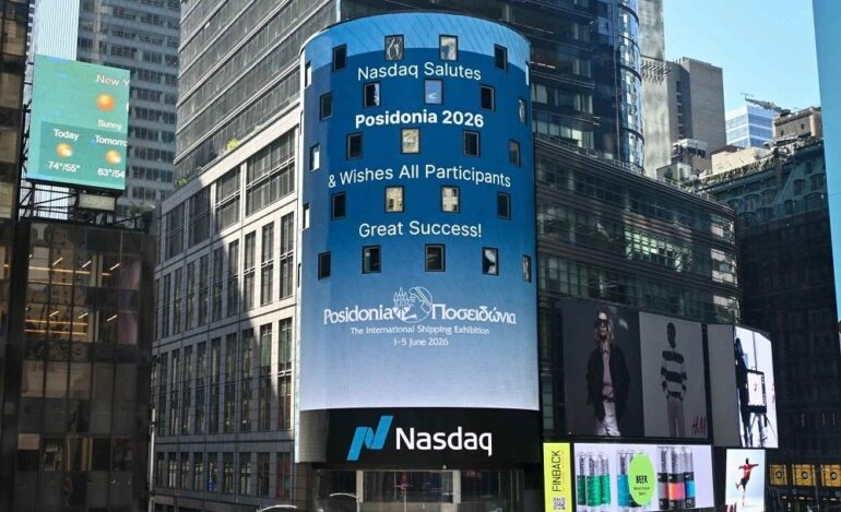 Ο NASDAQ χαιρετίζει τα Ποσειδώνια 2026 και την ελληνική ναυτιλία