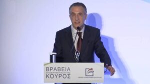 Ο Κρίστιαν Χατζημηνάς στα Βραβεία Κούρος